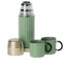 Maileg Thermos And Cups - Mint