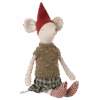 Maileg - Christmas Mouse, Medium - Girl -Maileg maileg christmas mouse medium girl why and whale 1
