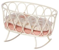 Maileg - Cradle W. Sleeping Bag, MY - Rose
