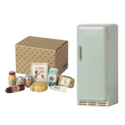 Maileg - Fridge + Food Bundle -Maileg maileg fridge food bundle why and whale 6 31529301999857