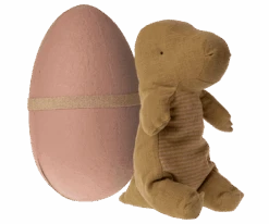 Maileg - Gantosaurus In Egg, Medium - Dark Ocher