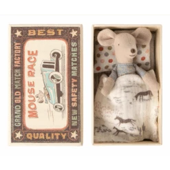 Maileg Little Brother Mouse In Matchbox
