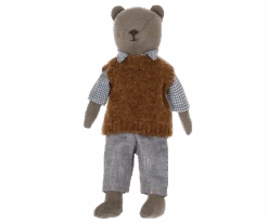Maileg Shirt, Slipover And Pants For Teddy Dad
